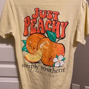 Yellow simply southern shirt